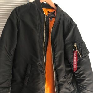 Alpha industries MA 1 long W flight jacket